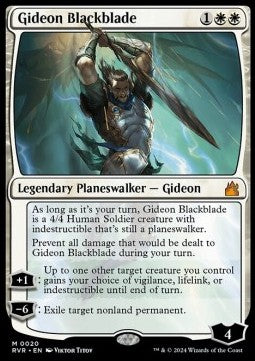 Gideon della Blackblade - Ravnica Remastered (Mythic) [RVR-20]