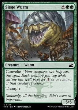 Wurm da Assedio - Ravnica Remastered (Common) [RVR-155]