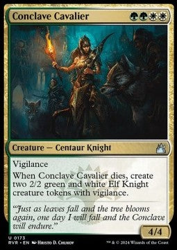 Cavaliera del Conclave - Ravnica Remastered (Uncommon) [RVR-173]