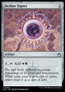 Sigillo Orzhov - Ravnica Remastered (Uncommon) [RVR-263]