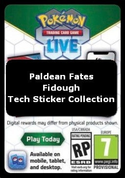 Live Code Card (Fidough Tech Sticker Collection) - Destino di Paldea (Online Code Card)