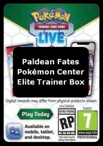 Live Code Card (Pokémon Center Elite Trainer Box) - Destino di Paldea (Online Code Card)