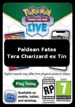Live Code Card (Tera Charizard ex Tin) - Destino di Paldea (Online Code Card)