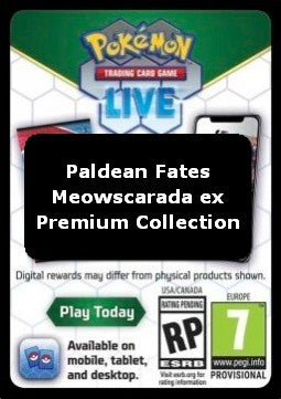 Live Code Card (Meowscarada ex Premium Collection) - Destino di Paldea (Online Code Card)