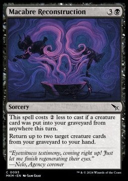 Ricostruzione Macabra - Delitti al Maniero Karlov (Common) [MKM-93]