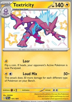 Toxtricity - Destino di Paldea (Shiny Rare) [PAF-141]