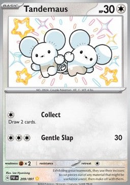 Tandemaus - Destino di Paldea (Shiny Rare) [PAF-209]