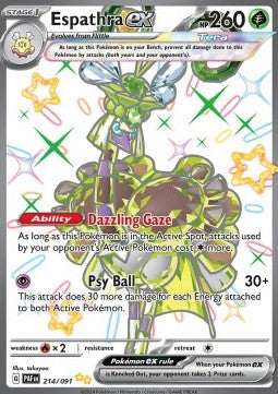 Espathra ex - Destino di Paldea (Shiny Ultra Rare) [PAF-214]
