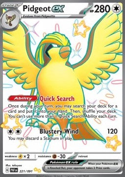 Pidgeot ex - Destino di Paldea (Shiny Ultra Rare) [PAF-221]