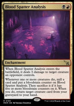 Esame delle Macchie di Sangue - Delitti al Maniero Karlov (Rare) [MKM-189]