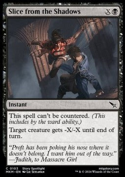 Fendente dall'Ombra - Delitti al Maniero Karlov (Common) [MKM-103]