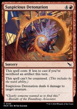 Detonazione Sospetta - Delitti al Maniero Karlov (Common) [MKM-145]