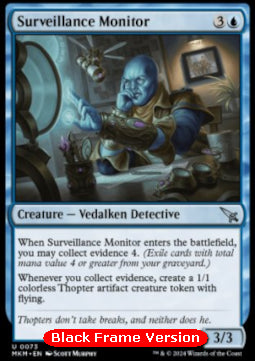 Supervisore della Sorveglianza - Delitti al Maniero Karlov (Uncommon) [MKM-73]