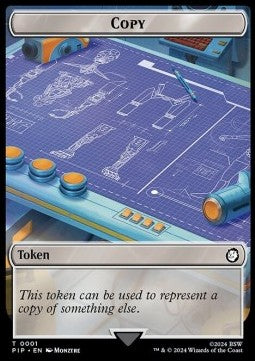 Copy Token // Treasure Token - Mondi Altrove: Fallout: Tokens (Token) [TPIP-T 1/19]