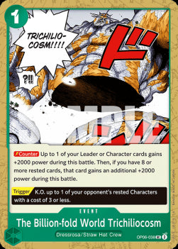 The Billion-fold World Trichiliocosm (OP06-038) - Wings of the Captain (Uncommon) [OP06-038]