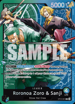 Roronoa Zoro & Sanji (ST12-001) - Starter Deck: Zoro & Sanji (Leader) [ST-12-001]