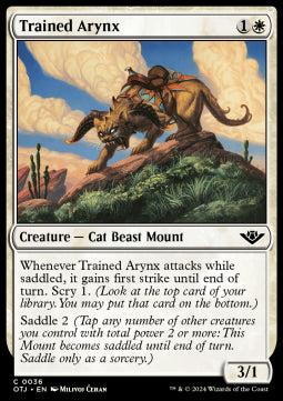 Arynx Addestrato - Banditi di Crocevia Tonante (Common) [OTJ-36]