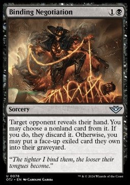 Negoziazione Vincolante - Banditi di Crocevia Tonante (Uncommon) [OTJ-78]