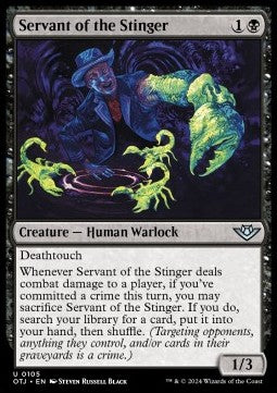 Servitore del Pungiglione - Banditi di Crocevia Tonante (Uncommon) [OTJ-105]