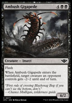 Gigapode dell'Imboscata - Banditi di Crocevia Tonante (Common) [OTJ-77]