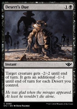 Dazio del Deserto - Banditi di Crocevia Tonante (Common) [OTJ-85]