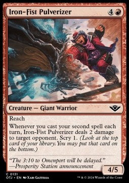 Polverizzatore dal Pugno di Ferro - Banditi di Crocevia Tonante (Common) [OTJ-131]