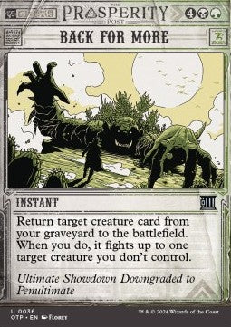 Ritorno Vendicativo - Ultime notizie (Uncommon) [OTP-36]