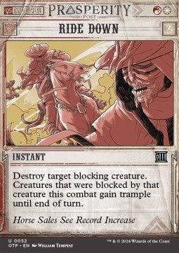 Calpestare col Cavallo - Ultime notizie (Uncommon) [OTP-52]