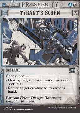 Sdegno del Tiranno - Ultime notizie (Uncommon) [OTP-56]