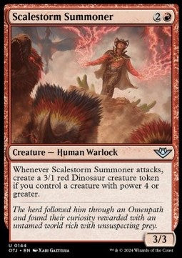 Evocatore della Tempesta di Scaglie - Banditi di Crocevia Tonante (Uncommon) [OTJ-144]