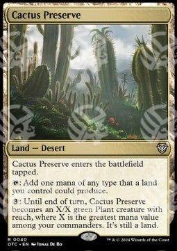 Cactus Preserve - Commander: Banditi di Crocevia Tonante (Rare) [OTC-40]