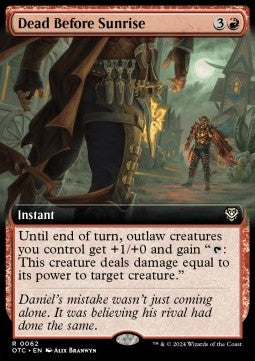 Dead Before Sunrise - Commander: Banditi di Crocevia Tonante: Extras (Rare) [XOTC-62]