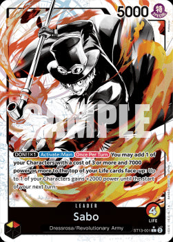 Sabo (ST13-001) - Ultra Deck: The Three Brothers (Alternate Art) [ST-13-001]