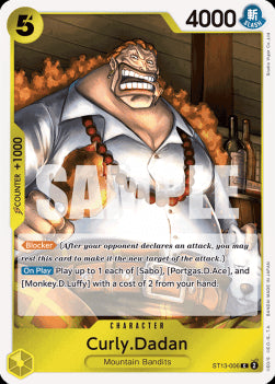 Curly.Dadan (ST13-006) - Ultra Deck: The Three Brothers (Common) [ST-13-006]