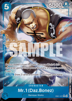 Mr.1(Daz.Bonez) (EB01-027) - Memorial Collection (Alternate Art) [EB01-027]