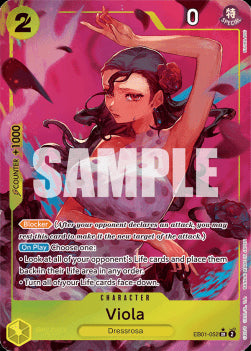 Viola (EB01-052) - Memorial Collection (Alternate Art) [EB01-052]