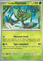 Ogerpon Maschera Turchese - Crepuscolo Mascherato (Rare) [TWM-024]