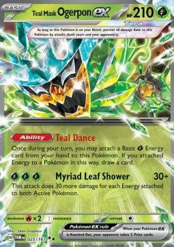 Ogerpon Maschera Turchese ex - Crepuscolo Mascherato (Double Rare) [TWM-025]