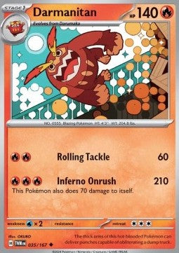 Darmanitan - Crepuscolo Mascherato (Uncommon) [TWM-035]