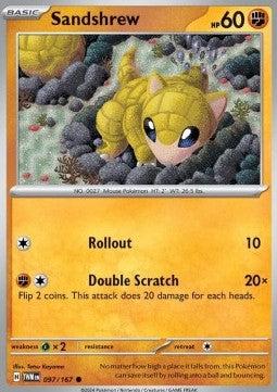 Sandshrew - Crepuscolo Mascherato (Common) [TWM-097]