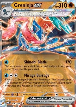 Greninja ex - Crepuscolo Mascherato (Double Rare) [TWM-106]