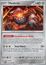 Heatran - Crepuscolo Mascherato (Rare) [TWM-123]