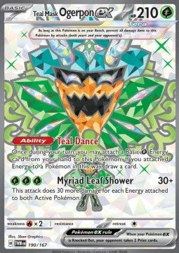 Ogerpon Maschera Turchese ex - Crepuscolo Mascherato (Ultra Rare) [TWM-190]