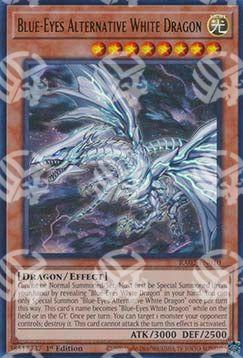 Drago Bianco Alternativo Occhi Blu - Collezione Rarità 25° Anniversario II (Super Rare) [RA02-010]