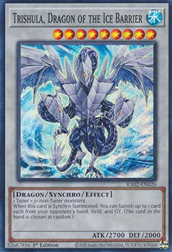 Trishula, Drago della Barriera di Ghiaccio - Collezione Rarità 25° Anniversario II (Super Rare) [RA02-026]