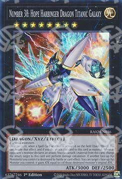 Numero 38: Drago Titanico Galattico Annunciatore di Speranza - Collezione Rarità 25° Anniversario II (Super Rare) [RA02-036]