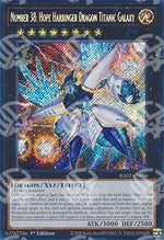 Numero 38: Drago Titanico Galattico Annunciatore di Speranza - Collezione Rarità 25° Anniversario II (Secret Rare) [RA02-036]