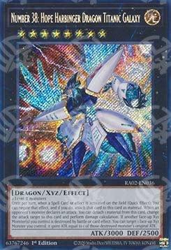 Numero 38: Drago Titanico Galattico Annunciatore di Speranza - Collezione Rarità 25° Anniversario II (Secret Rare) [RA02-036]