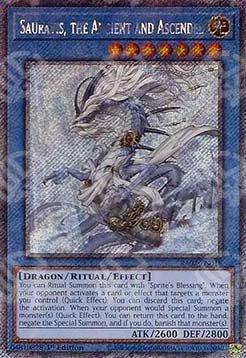 Sauravis, l'Antico e Asceso - Collezione Rarità 25° Anniversario II (Platinum Secret Rare) [RA02-019]