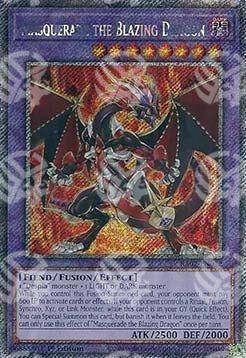 Masquerade il Drago Fiammeggiante - Collezione Rarità 25° Anniversario II (Platinum Secret Rare) [RA02-022]